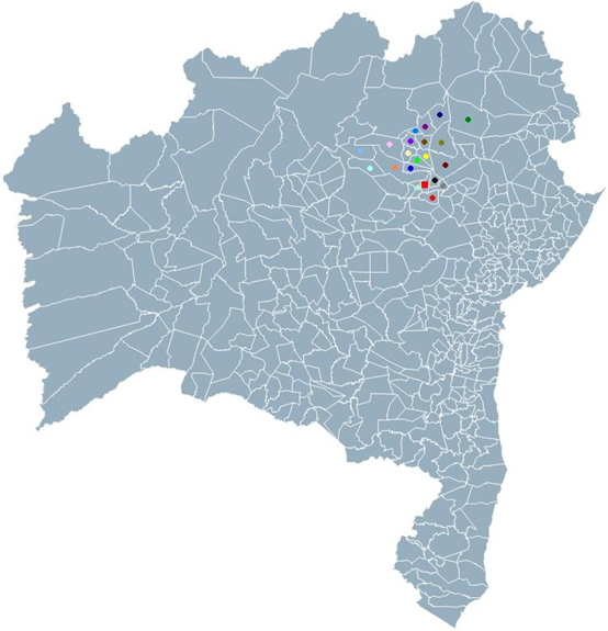 MUNICÍPIOS ATENDIDOS - APPJ